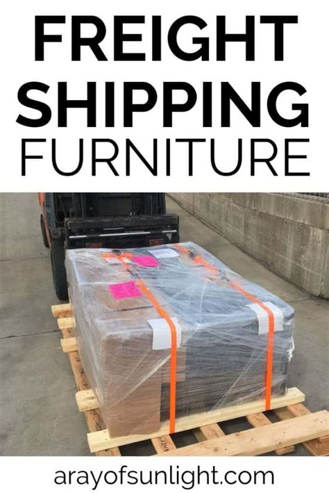 cross country furniture shipping rates.